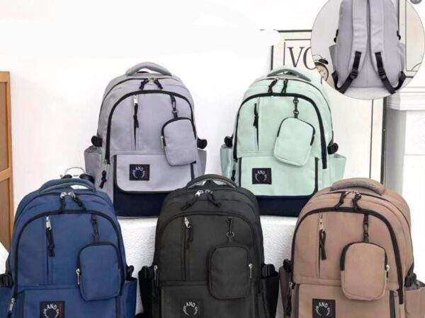 MOCHILA VARON CON MONEDERO