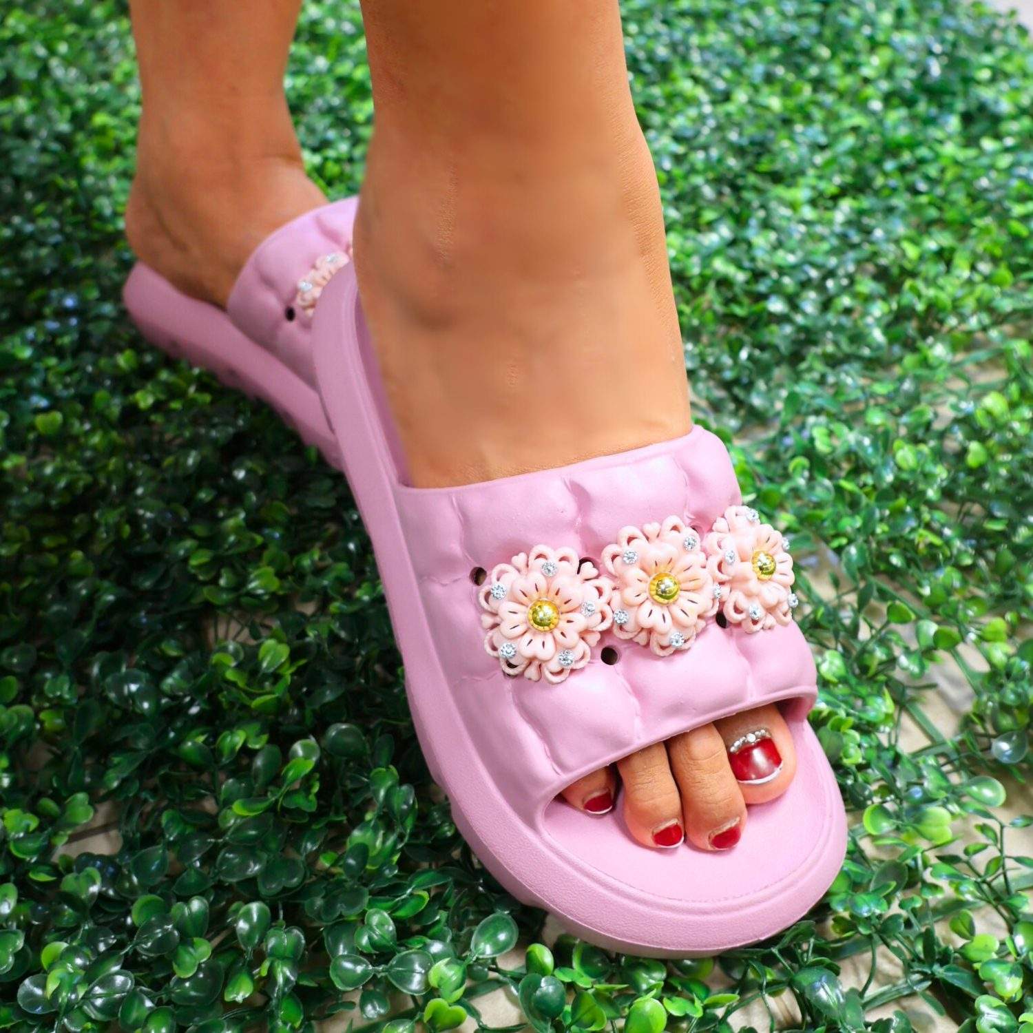 día (29) SANDALIA FLOR TACO - Imagen 1