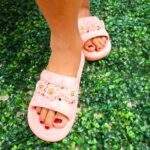 SANDALIA FLOR TACO - Imagen 2