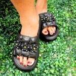 SANDALIA FLOR TACO - Imagen 3