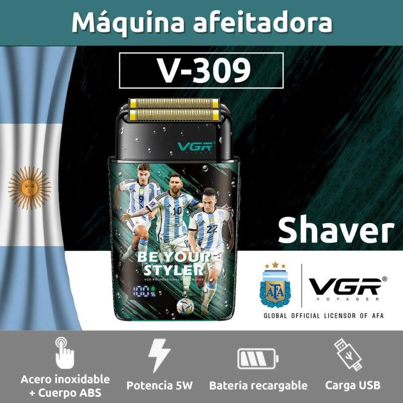 2-principal-4-800x800 RASURADORA RECARGABLE VGR V-309 - Imagen 1
