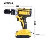 JUEGO DE TALADRO INALAMBRICO DOBLE BATERÍA 21V  - Imagen 6