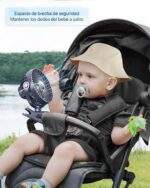 VENTILADOR CON CLIP 5 VELOCIDADES RECARGABLE - Imagen 2