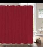 CORTINA DE BAÑO GRUESA COLOR ENTERO- ANTIMOHO 🚿💠 - Imagen 2