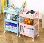 CARRITO ORGANIZADOR DE 3 NIVELES DE METAL - Imagen 2