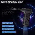 SOPLADOR TURBO JET INALAMBRICO PARA BARBERIA - Imagen 4