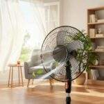 VENTILADOR PEDESTAL DE 5 ASPAS 16"  - Imagen 3