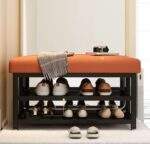 ZAPATERA MODERNA CON ASIENTO TAPIZADO - Imagen 2