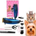 KIT DE MAQUINA CORTADOR DE PELO DE MASCOTA 