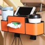 ORGANIZADOR DE AUTO PARA RESPALDAR CON PORTA TISUE 