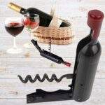 SACACORCHO EN FORMA DE BOTELLA DE VINO