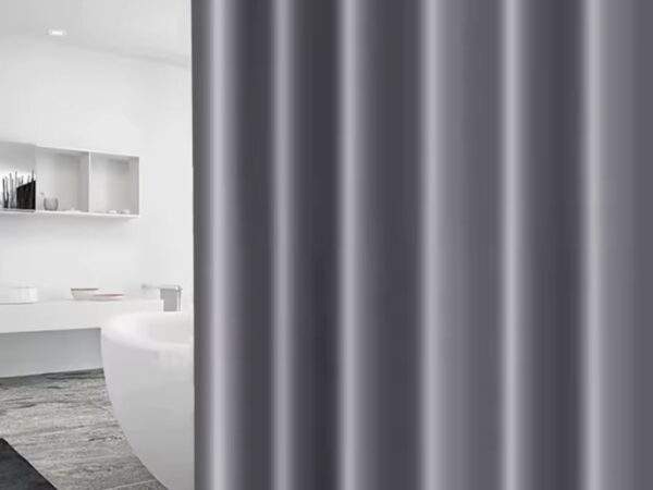 CORTINA DE BAÑO GRUESA COLOR ENTERO- ANTIMOHO 🚿💠