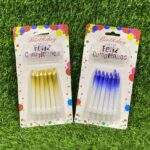 VELA DE FELIZ CUMPLEAÑO 12PCS