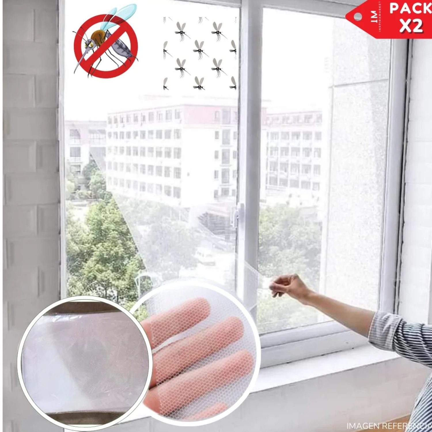 Malla mosquitero para ventanas MALLA MOSQUITERO PARA VENTANAS - Imagen 1