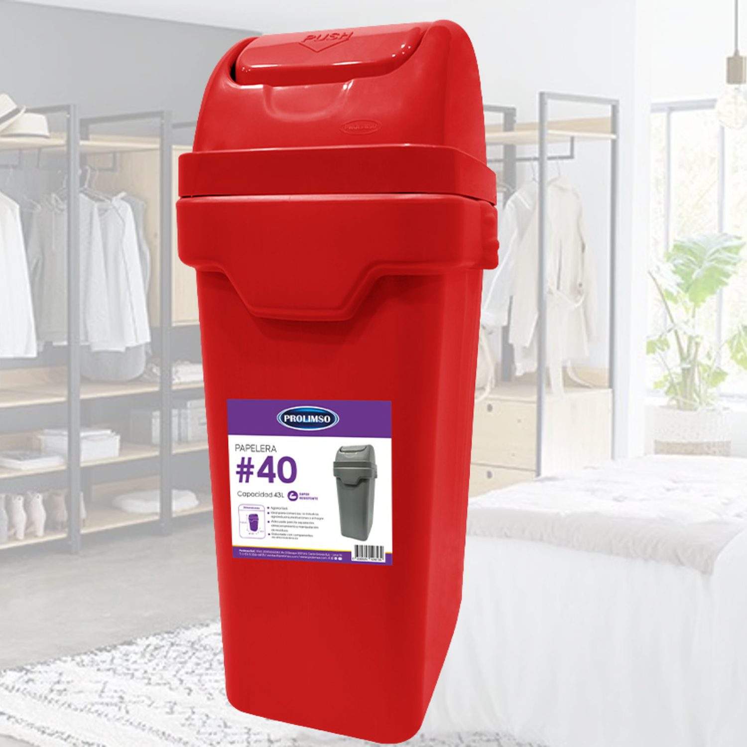 Tacho de basura vaivem TACHO DE BASURA VAIVEM - Imagen 1