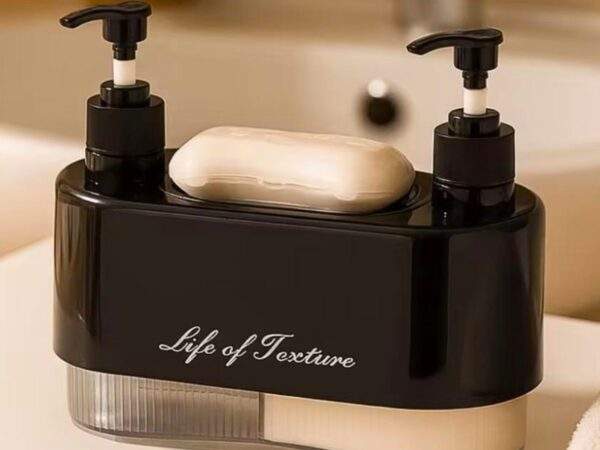 DISPENSADOR DE JABÓN DOBLE