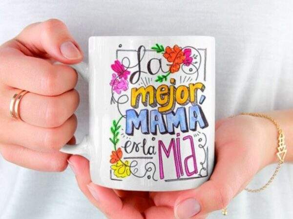 TAZAS CON FRASES DEL DÍA DE LA MADRE