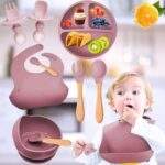 SET BABERO Y PLANTOS DE SILICONA PARA BEBE