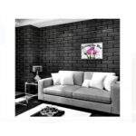 PAPEL TAPIZ NEGRO 3D ADHESIVO - Imagen 3