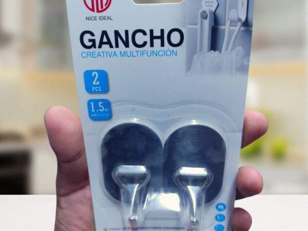 GANCHO ADHESIVO 2 PCS