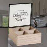 ORGANIZADOR DE MADERA PARA INFUSIONES 