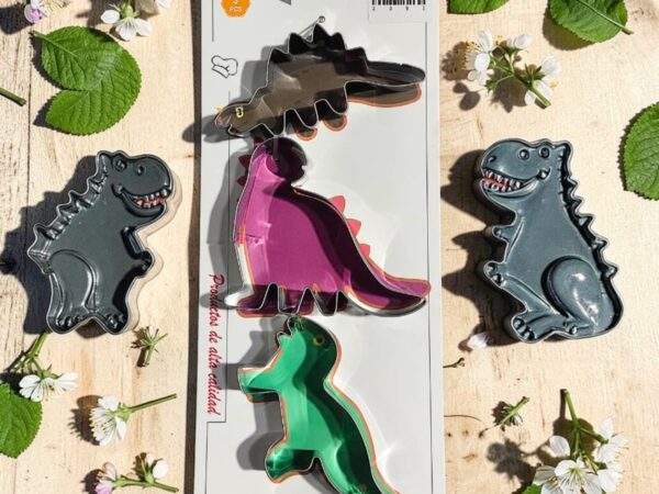 MOLDE DE GALLETA DINOSAURIO