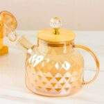 SET DE TETERA CON 6 VASOS Y SOPORTE DE MADERA - Imagen 2