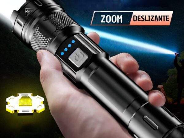 LINTERNA ZOOM RECARGABLE 