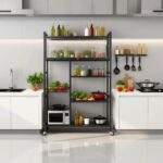 ESTANTE MULTIUSO DE COCINA CON TAPA DE METAL - Imagen 3
