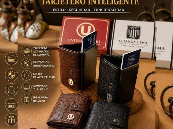 BILLETERA CON TARJETERO INTELIGENTE