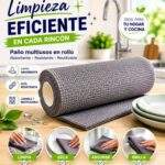 ROLLO DE PAÑOS ALIJADOS DE COCINA REUTILIZABLE