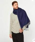 BUFANDA UNISEX COLOR ENTERO ELEGANTE - Imagen 2