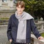 BUFANDA UNISEX COLOR ENTERO ELEGANTE - Imagen 5