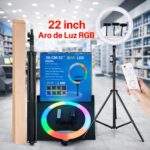 ARO GRANDE DE LUZ RGB 22" PROFESIONAL