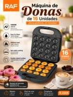 MAQUINA DONAS 16 UNIDADES RAF - Imagen 2