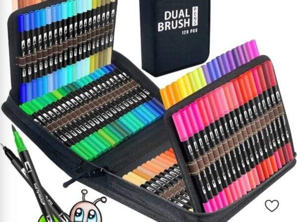 MALETIN DE PLUMONES DUAL 120 PIEZAS