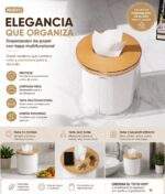 DISPENSADOR DE PAPEL BAMBU ACRILICO - Imagen 2
