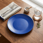 PLATO DE 26CM AZUL