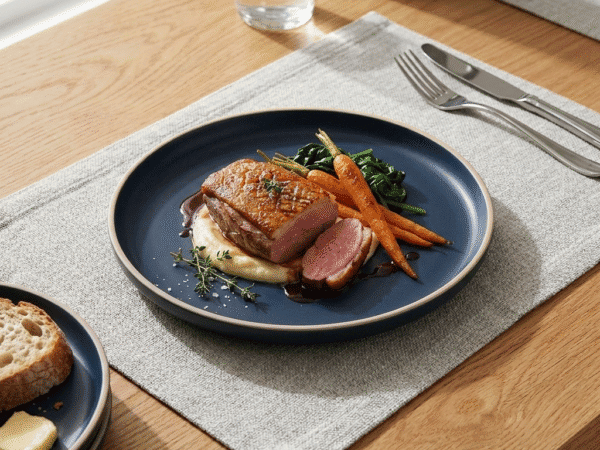 PLATO ELEGANTE DE 27CM PLOMO