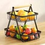 FRUTERO ORGANIZADOR DE 2 NIVELES