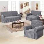FUNDA DE MUEBLE CON BLONDA 3 - 2 - 1