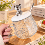 TAZA 3D OSITO Y CORONA KAWAII
