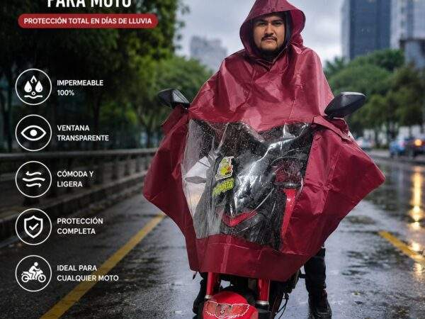 CAPA IMPERMEABLE PARA MOTO