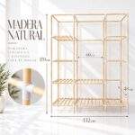 ROPERO DE MADERA 3 CUERPOS CON DISEÑO - Imagen 4