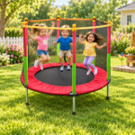 TRAMPOLIN INFANTIL CON RED DE SEGURIDAD