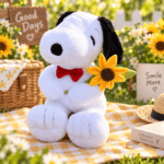 PELUCHE SNOOPY CON GIRASOL 