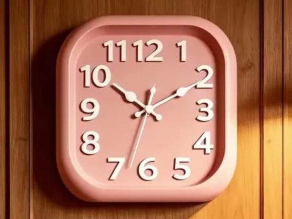 RELOJ ELEGANTE CUADRADO PASTEL