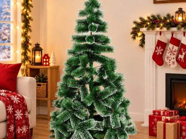 ARBOL DE NAVIDAD CON NIEVE