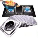 PROTECTORES DE HORNILLA PARA COCINA DE ALUMINIO X12 UNID