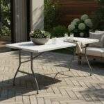 MESA PLEGABLE RECTANGULAR GRANDE - Imagen 3